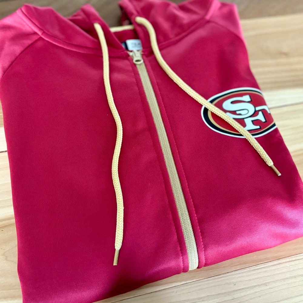 NEW WITH TAGS 49ers Zip Up Jacket